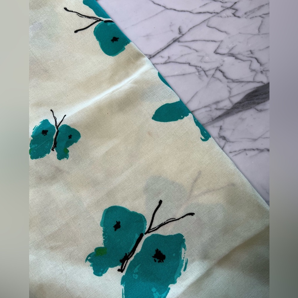 Vintage Vera Neumann floral tablecloth mcm linens retro tablecloth. - Picture 7 of 7